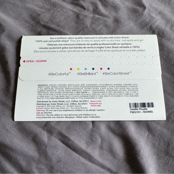 *Retired* Color Street: Seattle Royale | Copper Gold Glitter Orange Fall - Picture 4 of 14